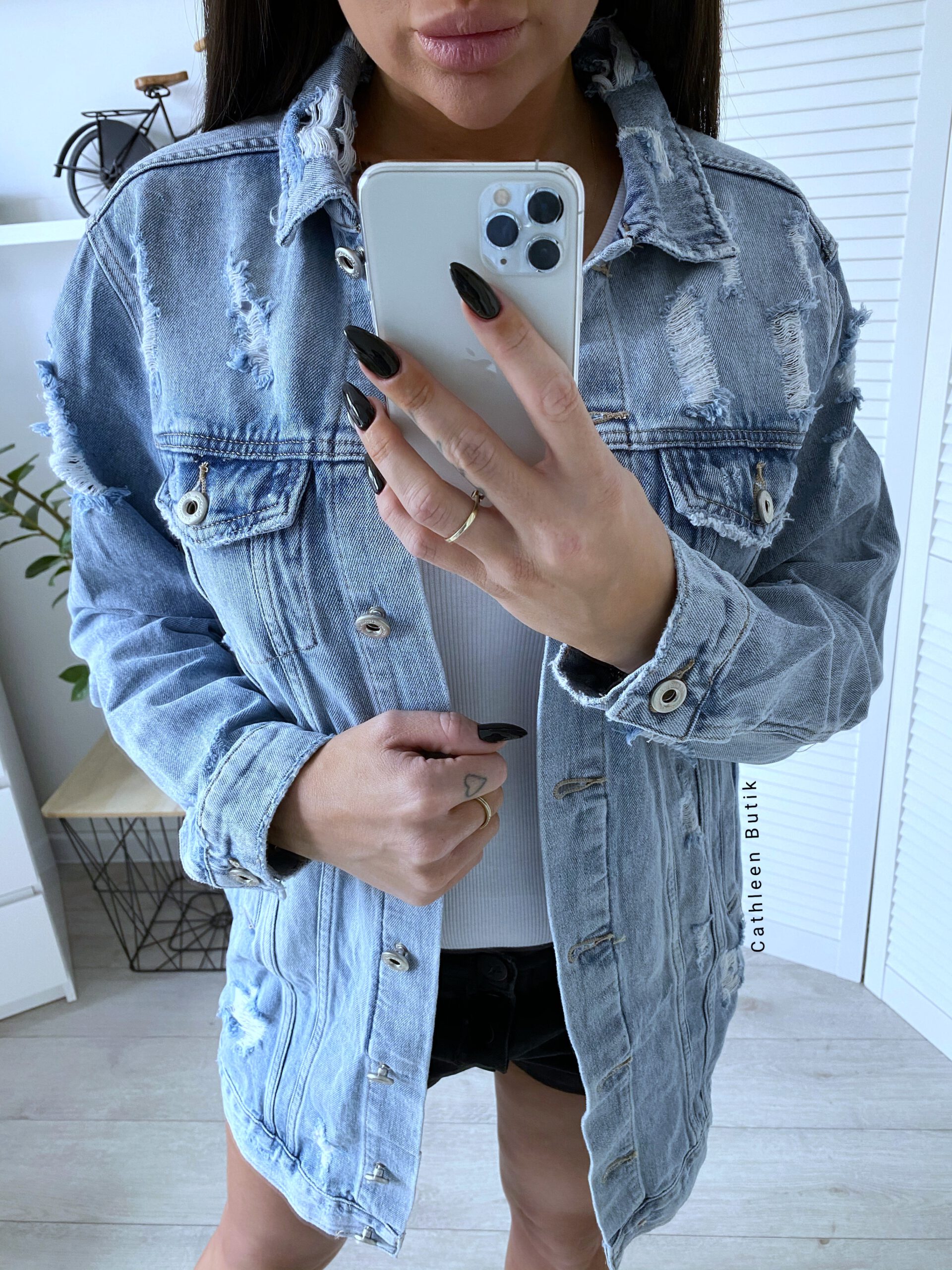 KURTKA JEANSOWA CASABLANKA | Cathleen Butik butik kurtka jeansowa